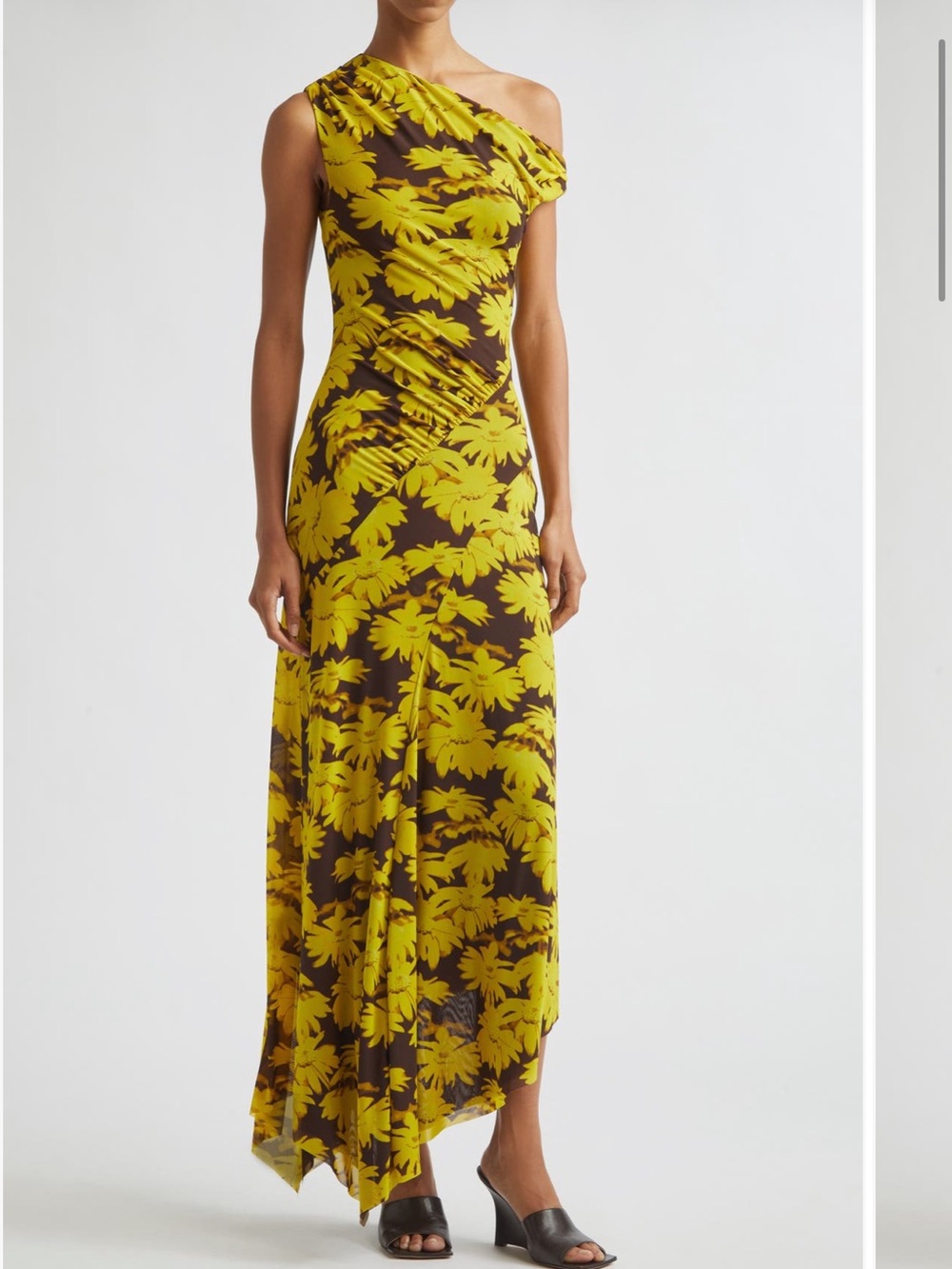 STAUD
Amaris Floral Print
Maxi Dress
Color: Golden Daisy